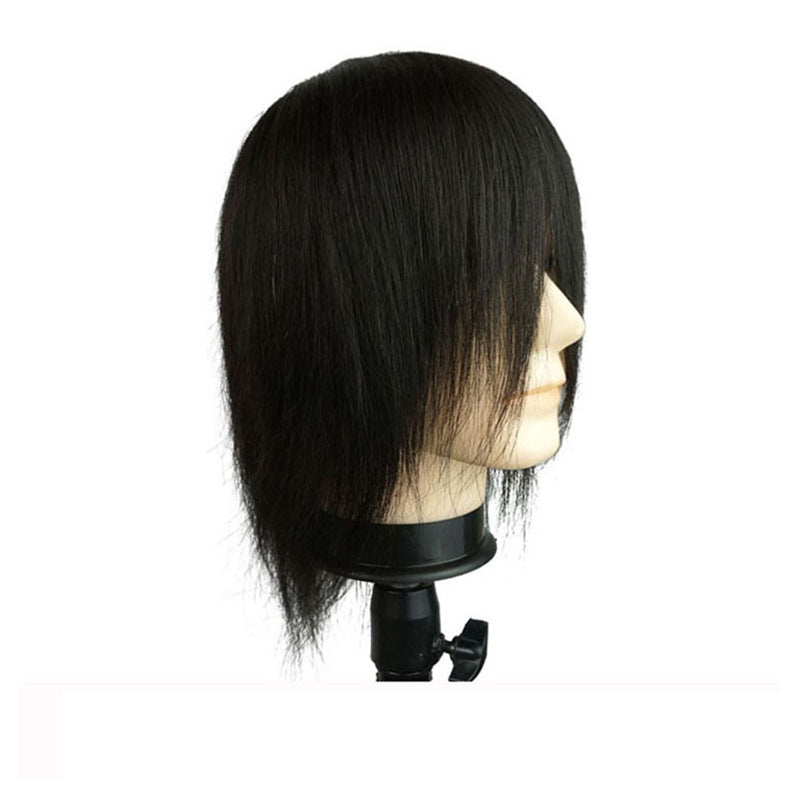 Men's Hairdressing Mannequin Head All Real Hair Doll Hairstyle Model Apprentice Other Wig