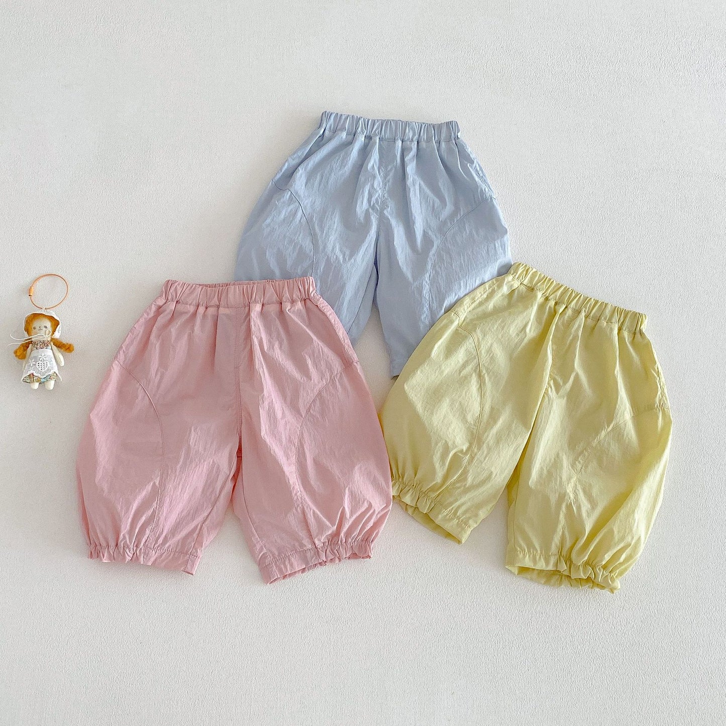 No Solid Color Casual Summer Fashionable Children's Pants