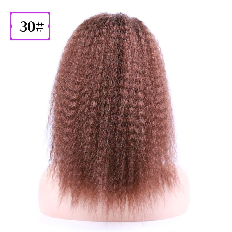 Corn Curler Drawstring Corrugated Chemical Fiber Fluffy Wig Ponytail