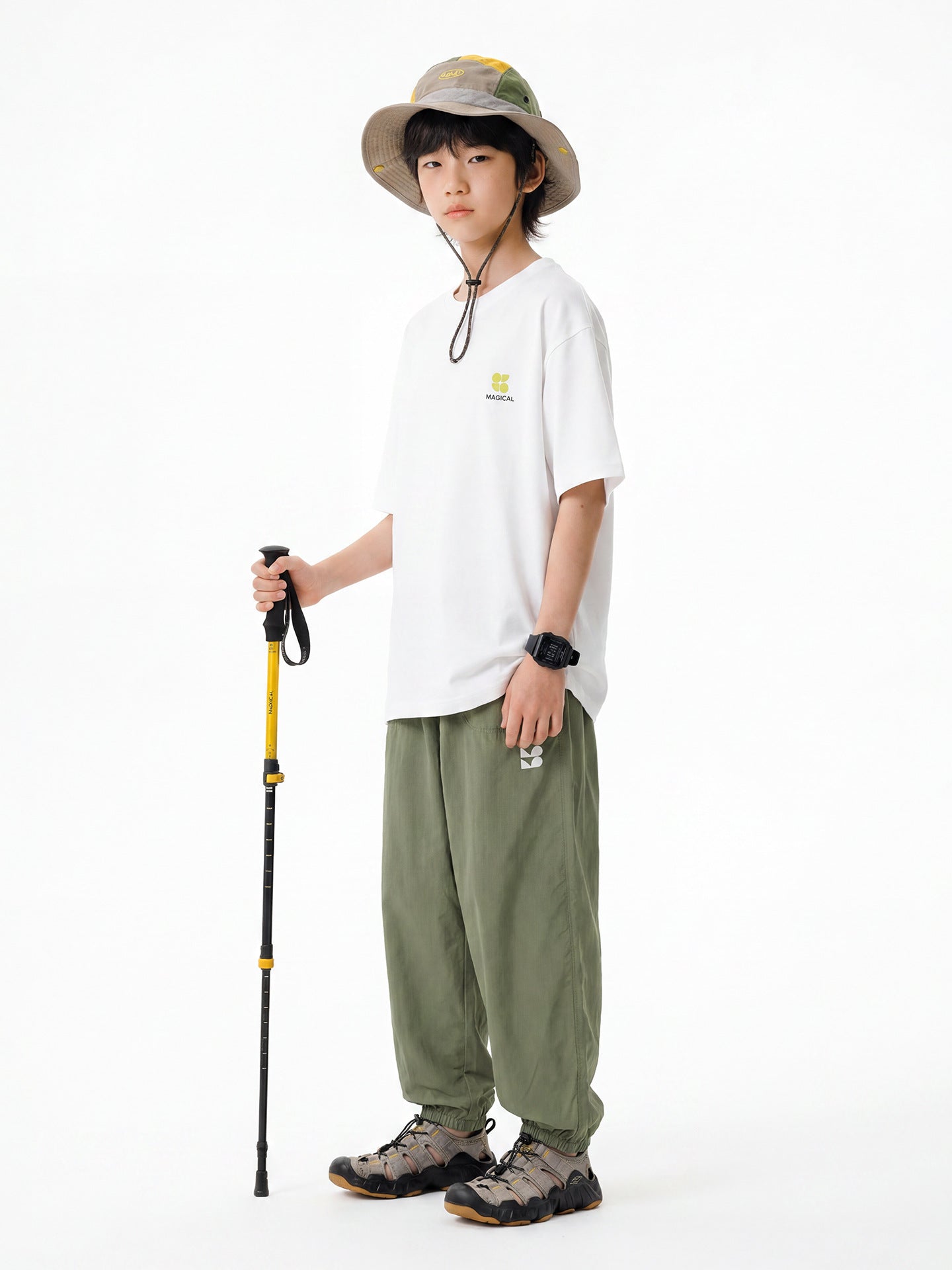 Children's American Sports Boys Cotton Breathable Short-sleeved Medium Children's T-shirt