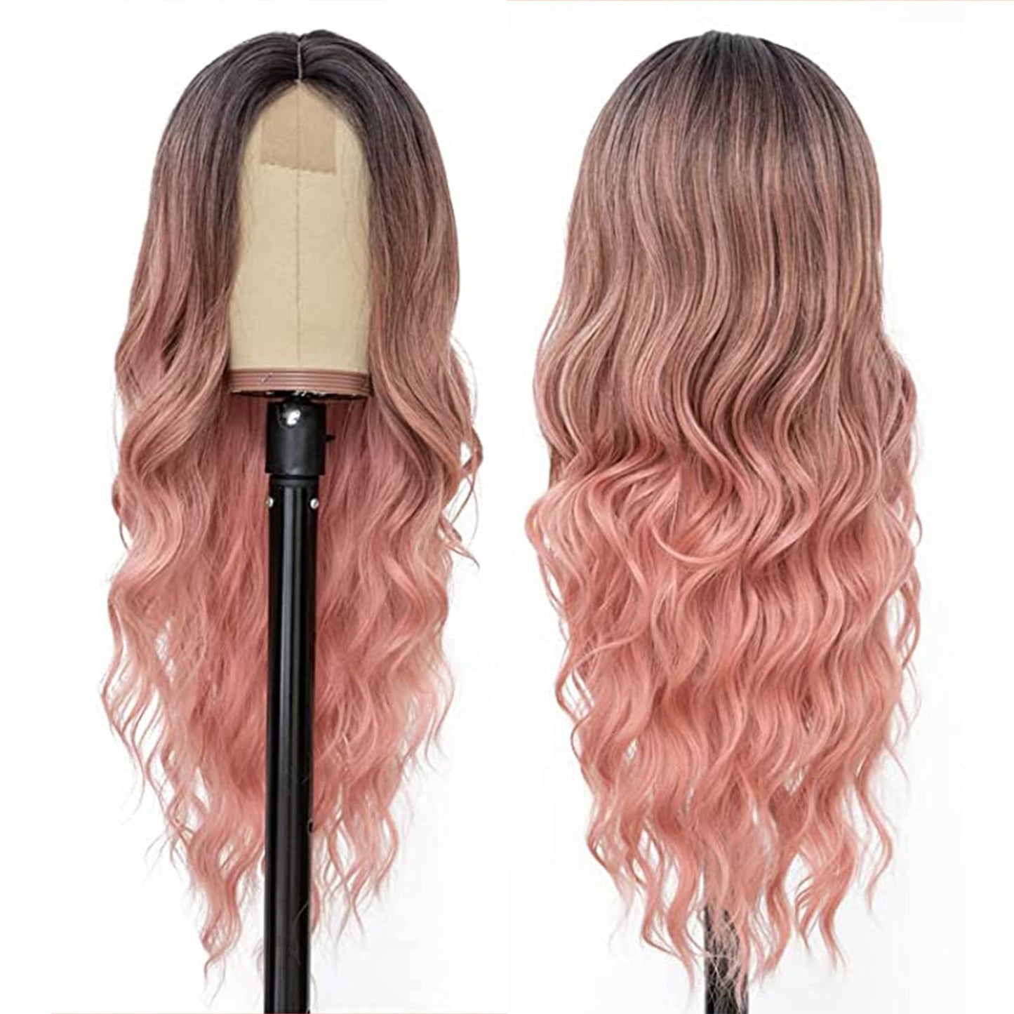 Women's Chemical Fiber Small Lace Headgear Big Wave Wig Long Curls