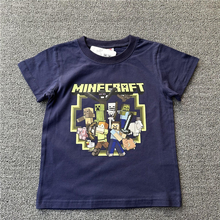 Children's Order Summer My World Game Theme Series Children's T-shirt