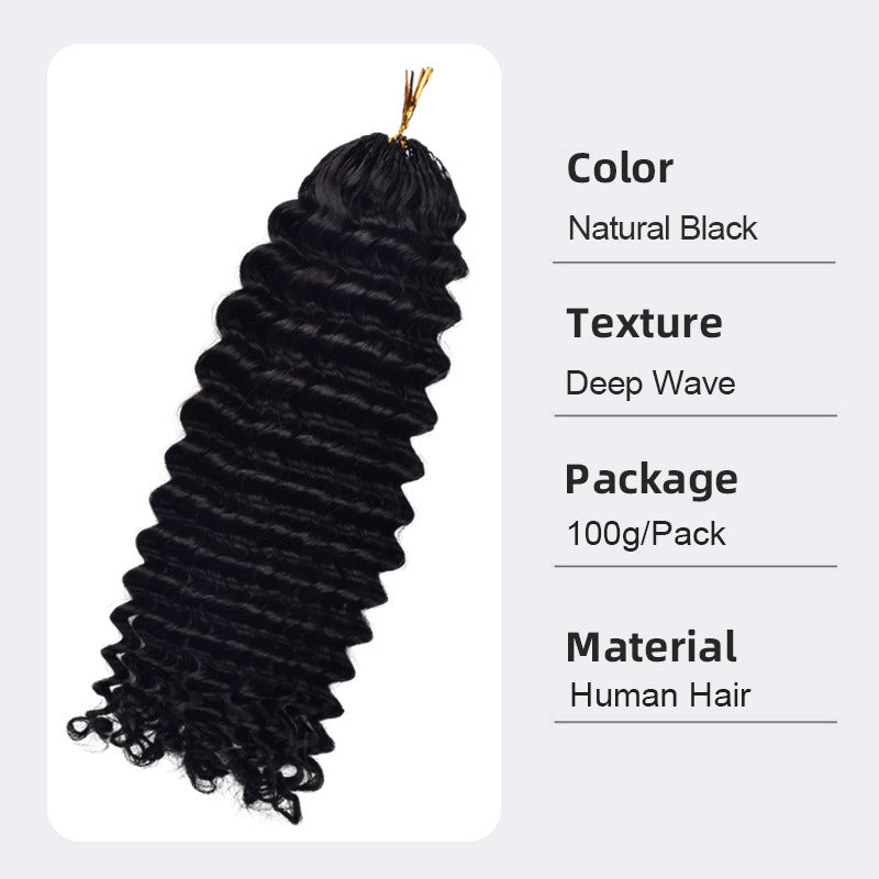 Attractive Classic Crochet Human Vietnam Full Real Hair Wig