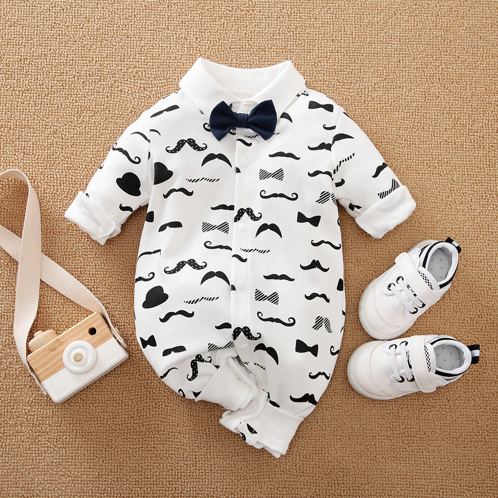 Class Gentleman Romper One Year Old Celebration Dress Jumpsuit, Climbing Suit