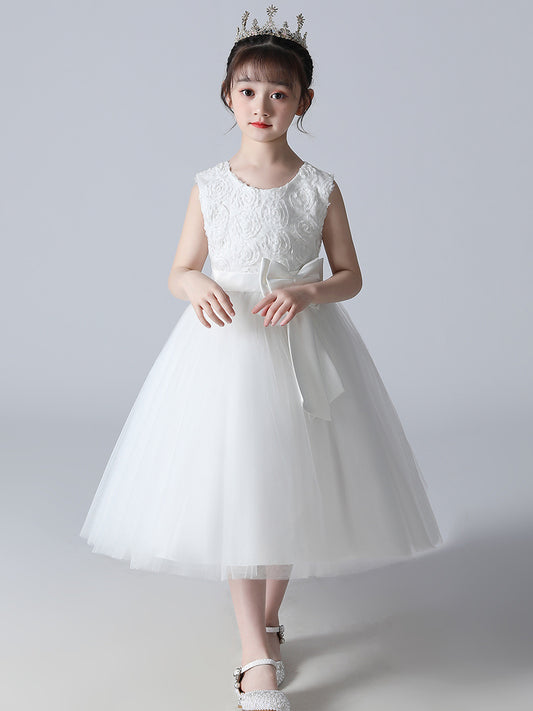 Children's Flower Birthday Costume For Piano Performance Children's Dress