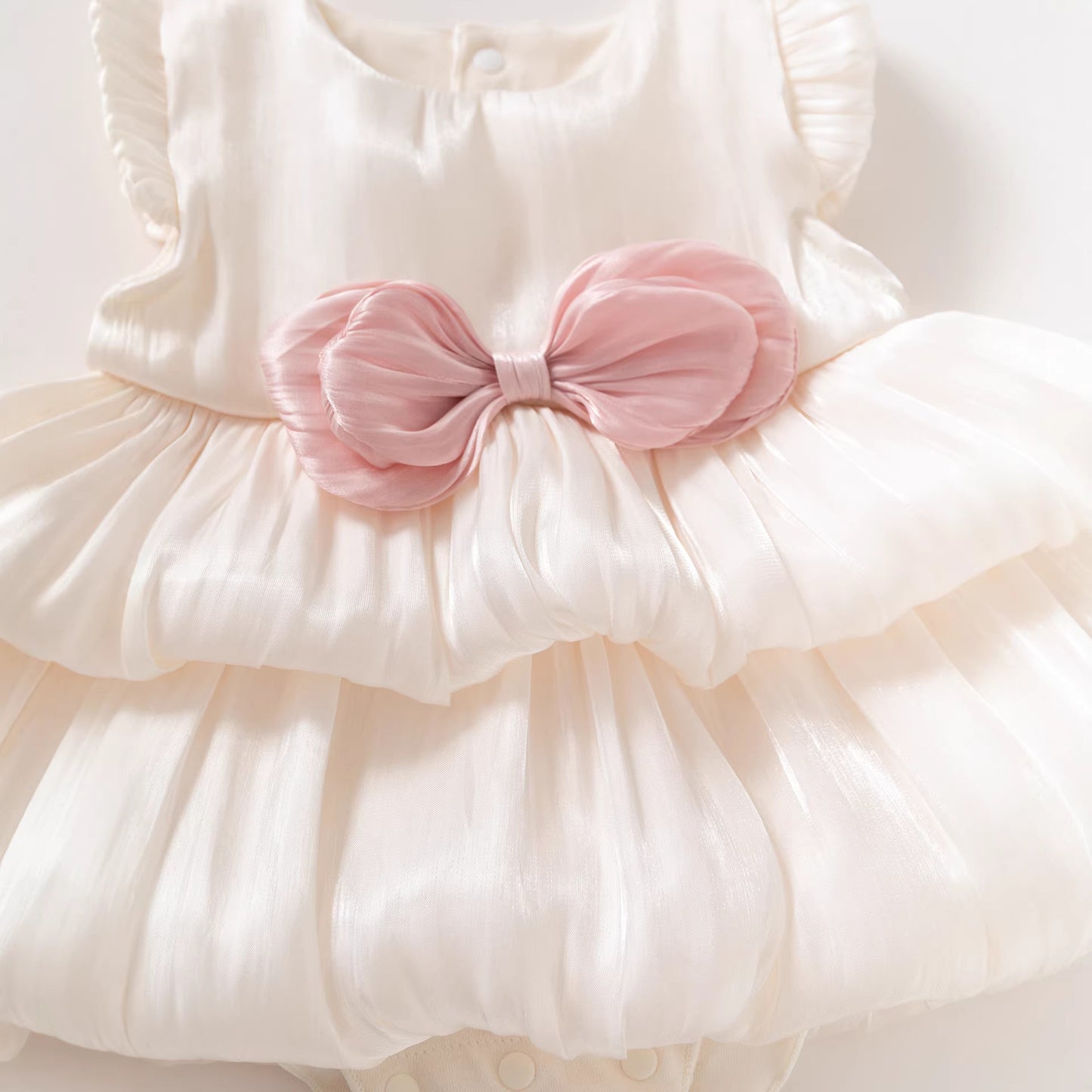 For Babies Summer One-piece Suit Cake Soft Veil Princess Bloomer Children's Dress