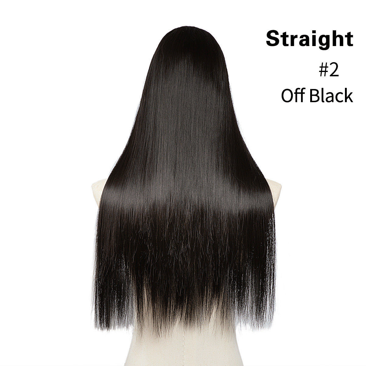 Female Chemical Fiber Simulation U-shaped Half Headgear Seamless Wig