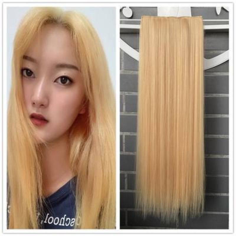 Hair One-piece Extension Ladies Artificial Seamless Invisible Realistic Natural Trendy Wig