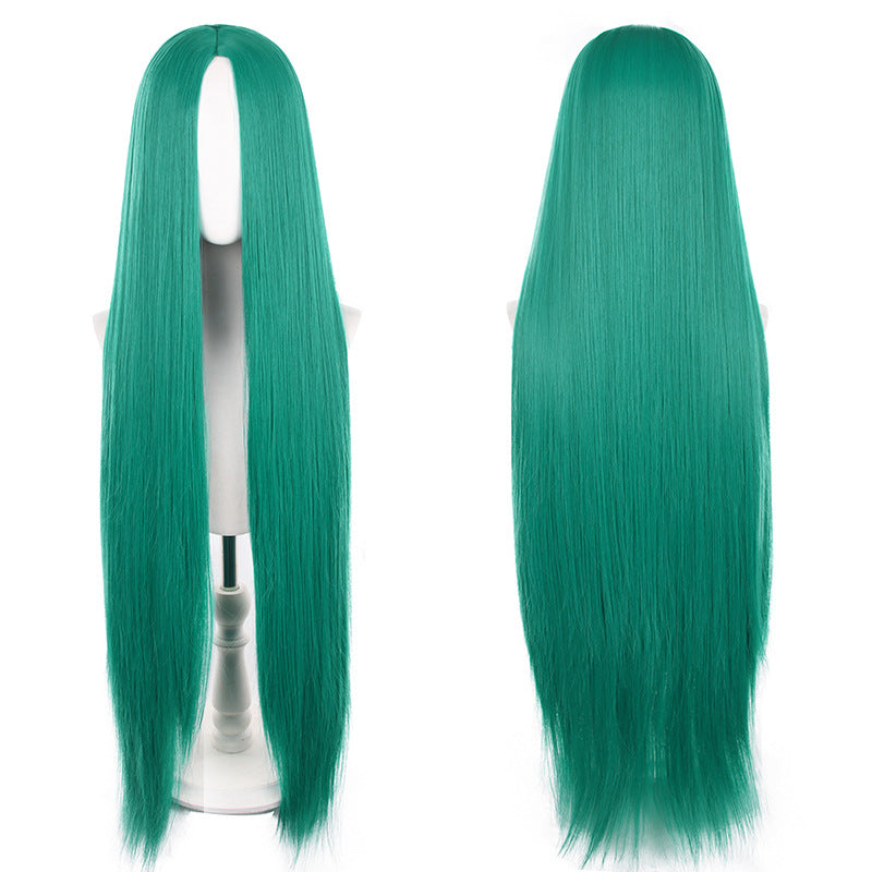 Mid-length Universal Long Straight Scalp Style Cos Wig