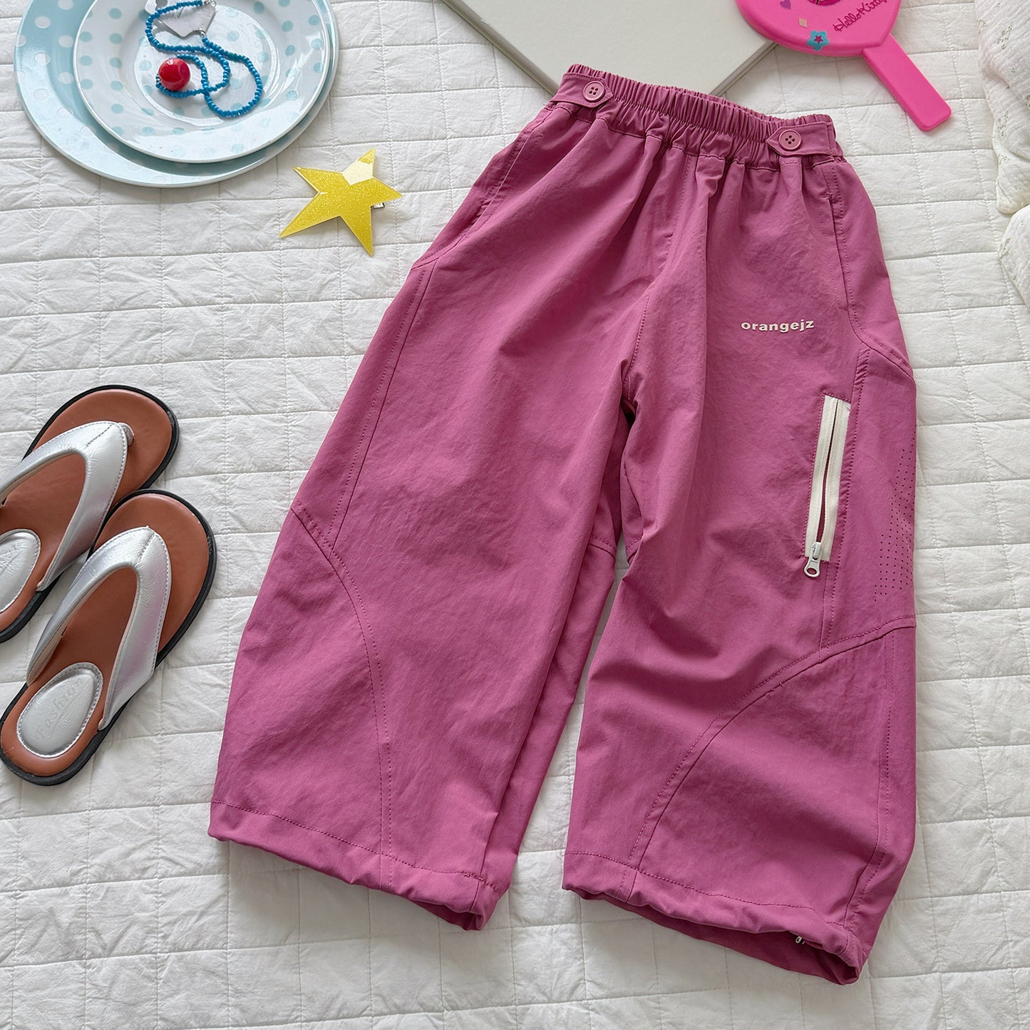 Children's Sun Protection Air Hole Soft Breathable Children's Pants