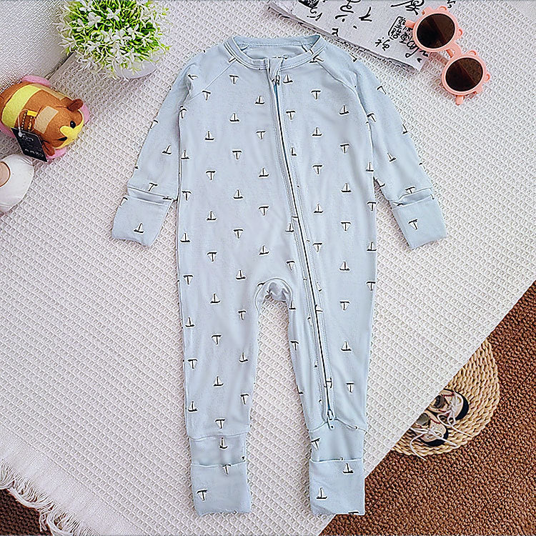 Class Summer Bamboo Cotton Rompers Jumpsuit Clothes In Air-conditioned Jumpsuit, Climbing Suit