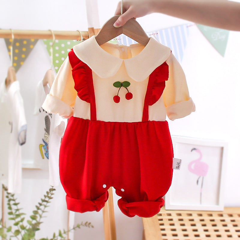 Jumpsuit Princess Long Sleeve Autumn Romper Outer Jumpsuit, Climbing Suit