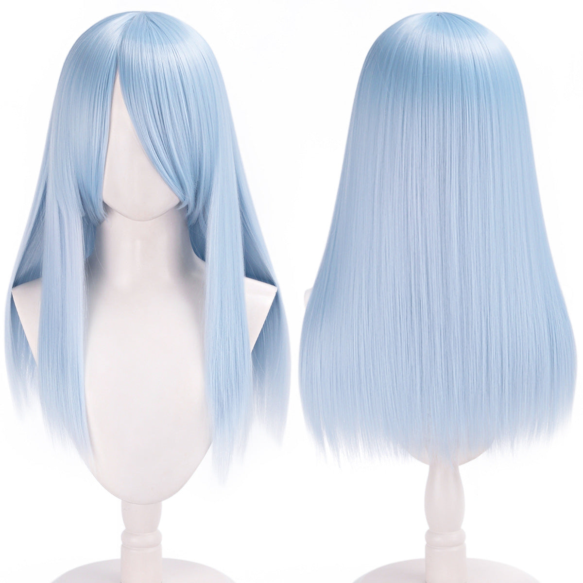 Lord Anime Fiber Rose Color Thickened Long Straight Hair Cos Wig