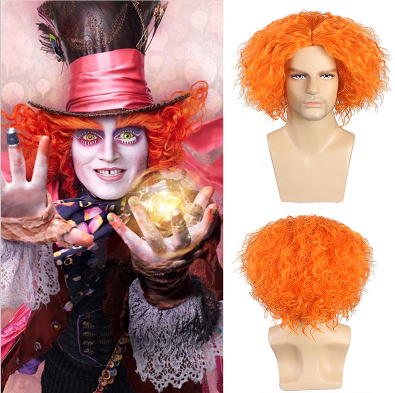 Men's In Wonderland 2 The Mirror Adventure Crazy Hat Men's Wig