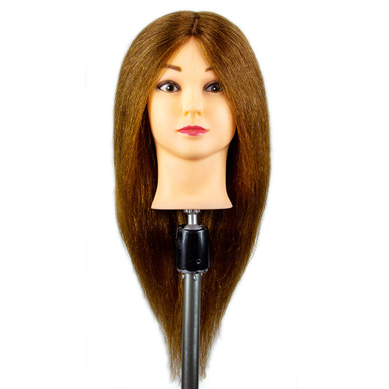 Real Hair Mannequin Head Mock Model Braided Cut Perm Other Wig