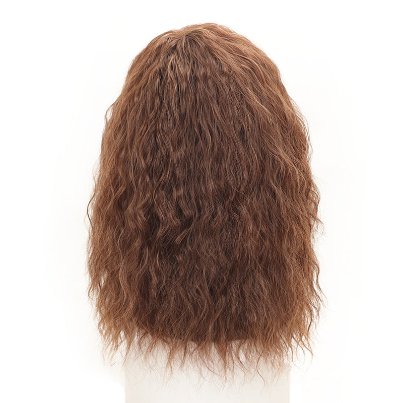 Men's Retro Rock Messy Chemical Fiber Festival Party Cos Wig