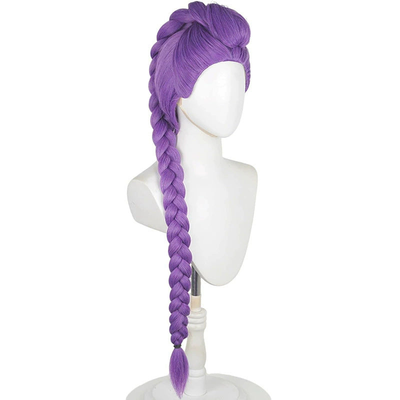 Group Rumi Tiger Clip Twist Braid Ponytail Cos Wig