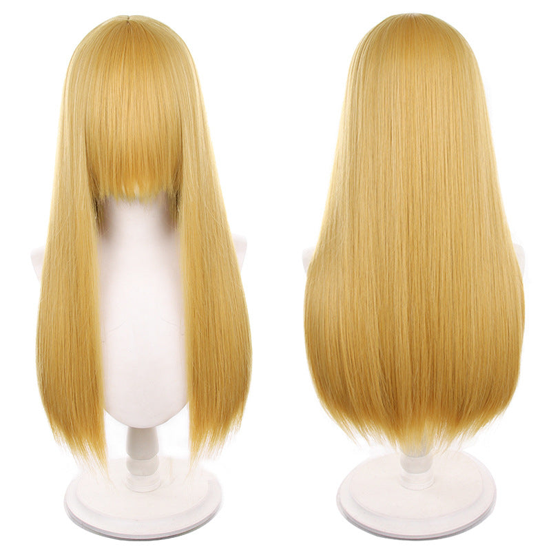Universal Long Straight Weight Shape Head Cos Wig