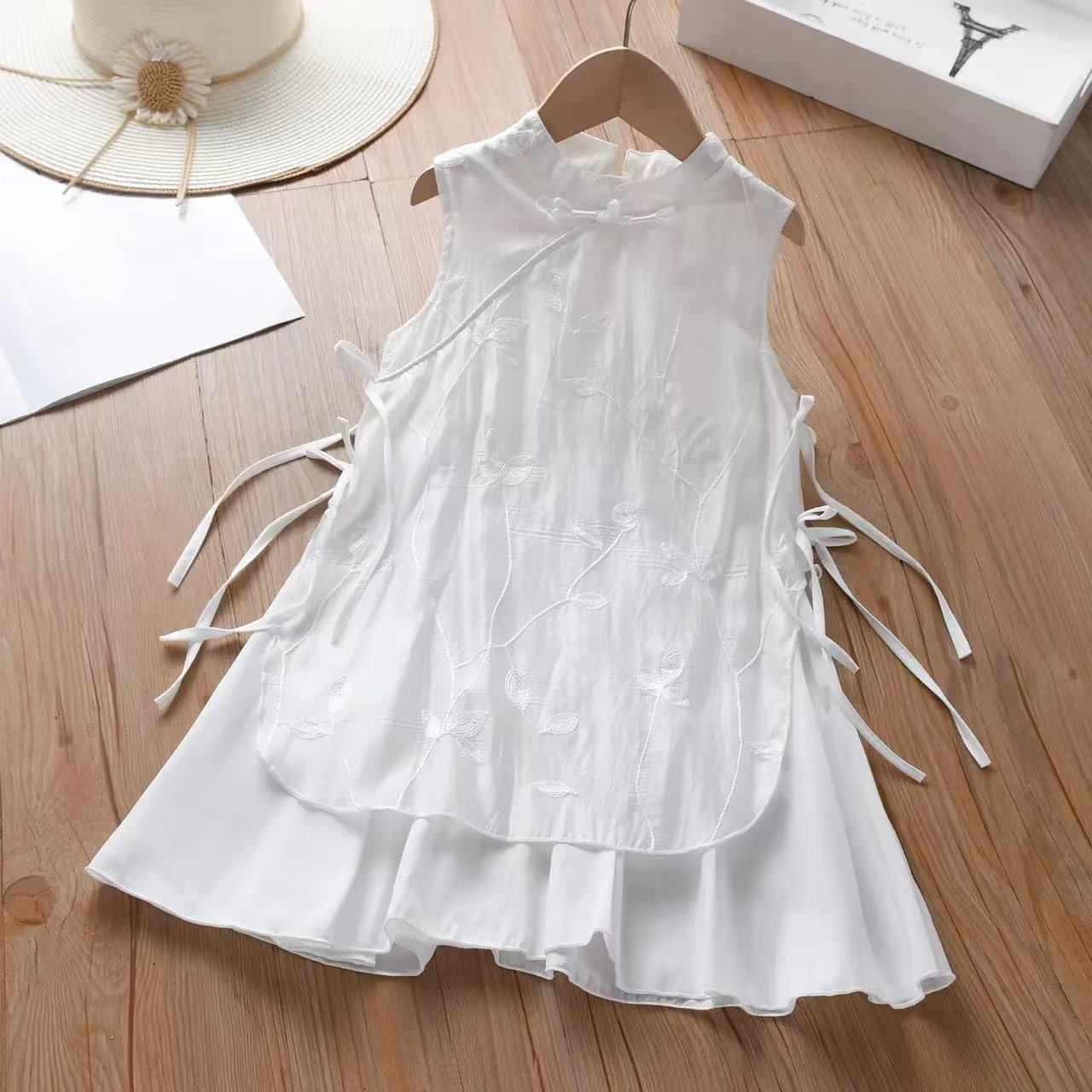 Yunnan White Body Summer Princess Clothing Children's Dress