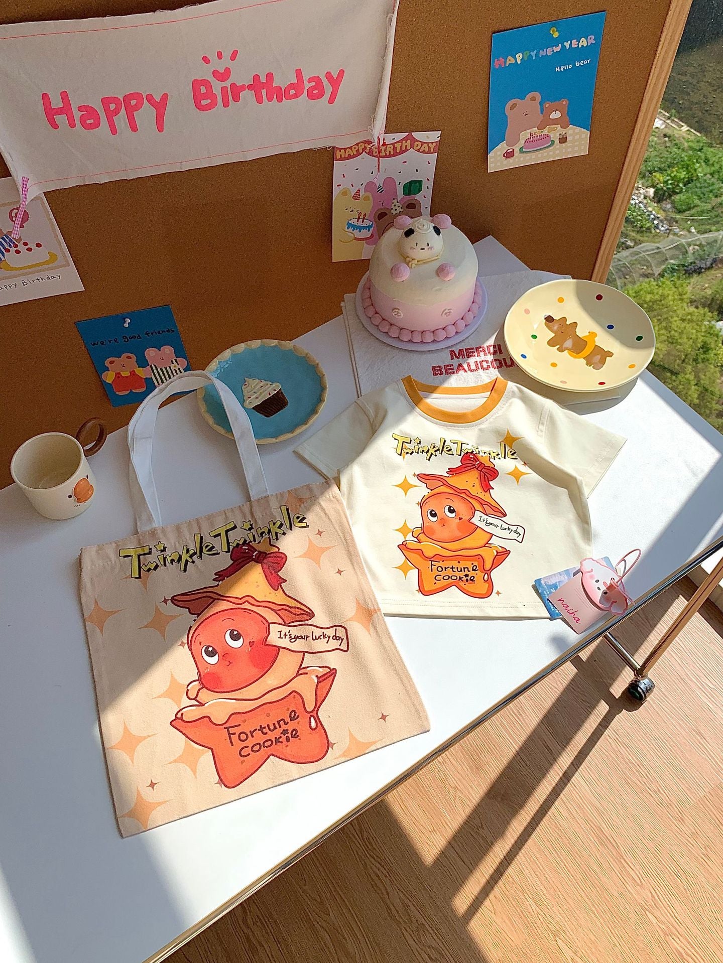 Children's Bag Summer Short Sleeve Cute Cartoon Printed Boys Korean Style Children's T-shirt