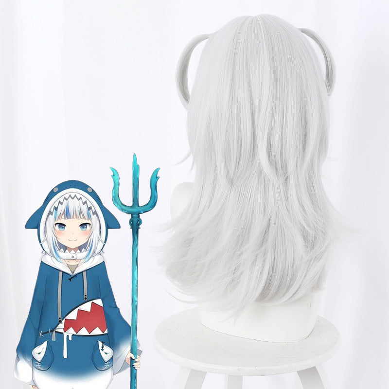 Stylish Popular Gula Simone Shark Anime Cos Wig