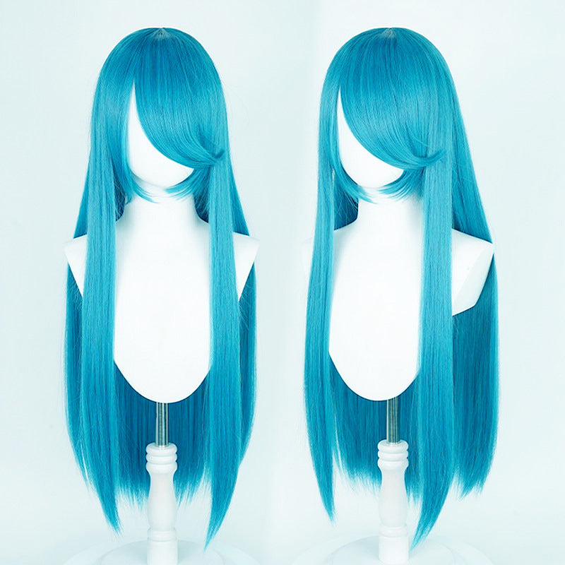 Universal Straight Hair Long Bangs Colorful Cos Wig