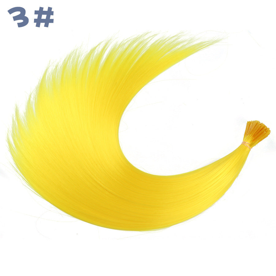 Cm Color Feather Hair Extension Fiber Chemical Wig Ponytail