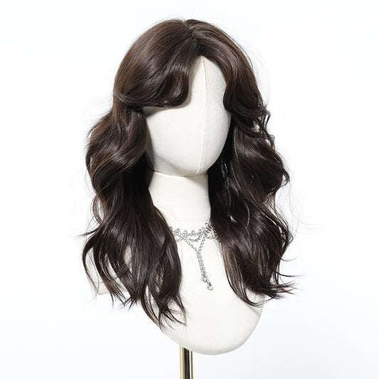 Bangs Multiple Colors Choose Corrugated Roll Fiber Wig Short Curly Hair