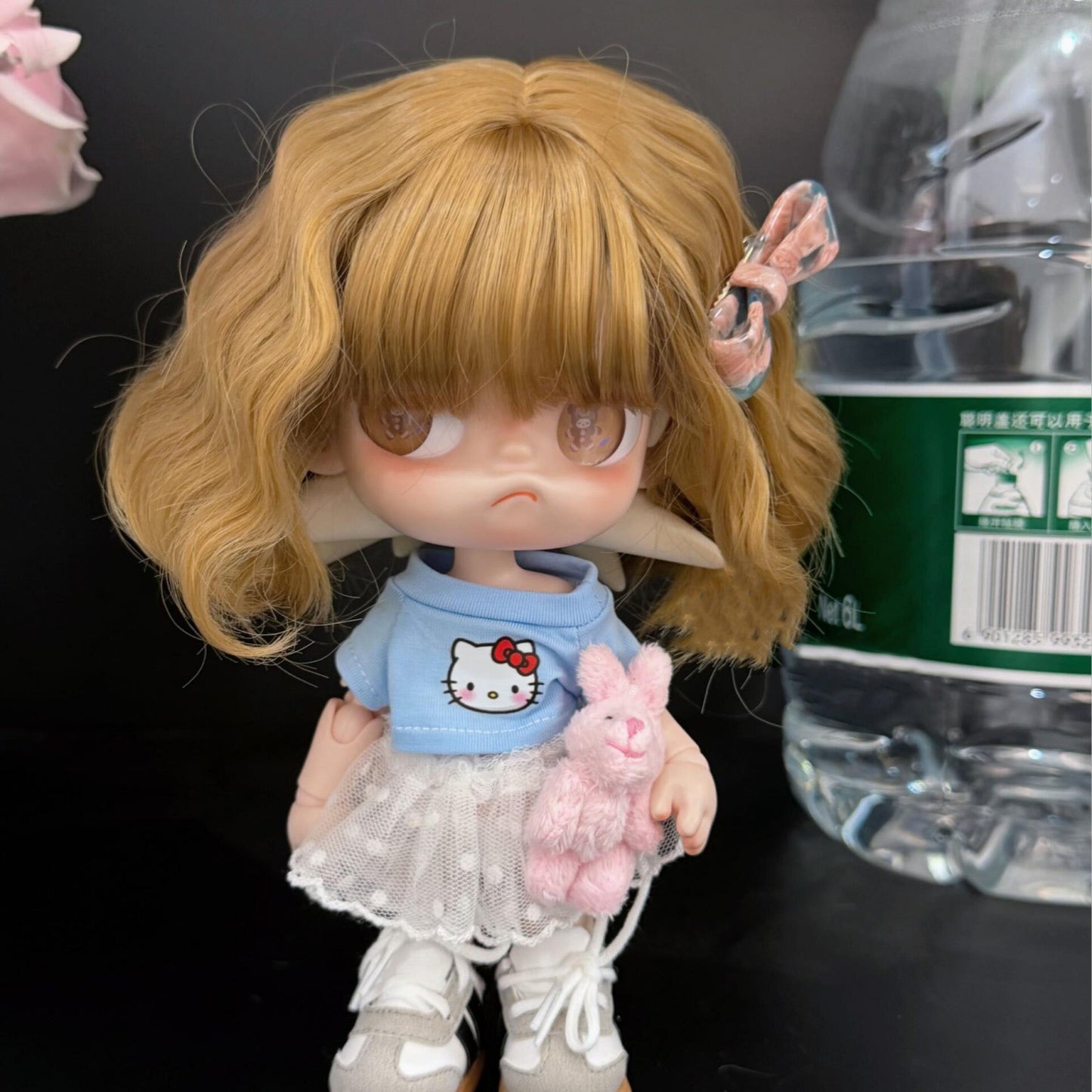 Ga Zi Collection Doll Distribution Embryo Water Ripple Curly Hair Cos Wig