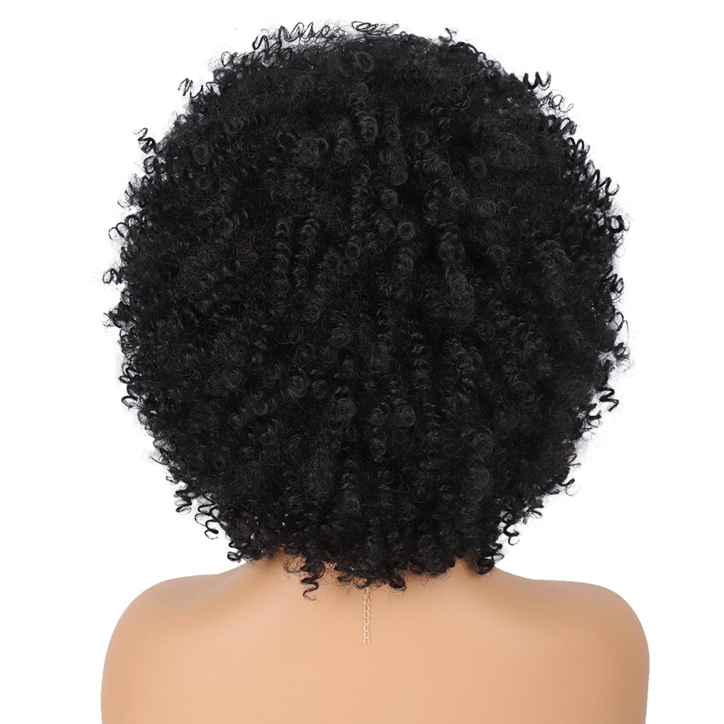 Afro Headgear African Fluffy Small Roll Wig Short Curly Hair