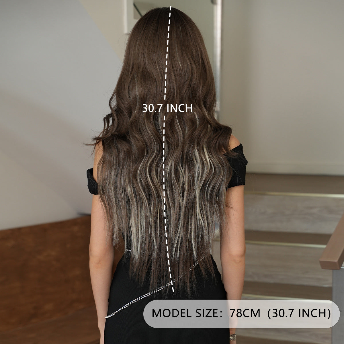 Quality Small Lace Female Full Head Forehead Hand Crocheting Natural Wig Long Curls