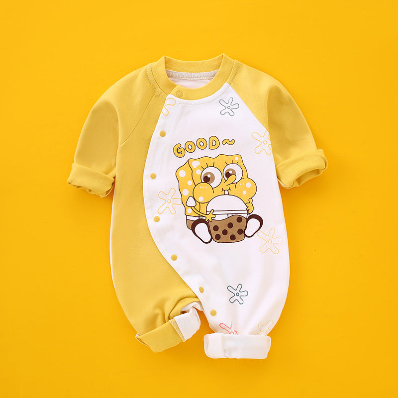 Women's & Men's For Babies Cotton Jumpsuits Born Cute Super Long Sleeve Going Jumpsuit, Climbing Suit
