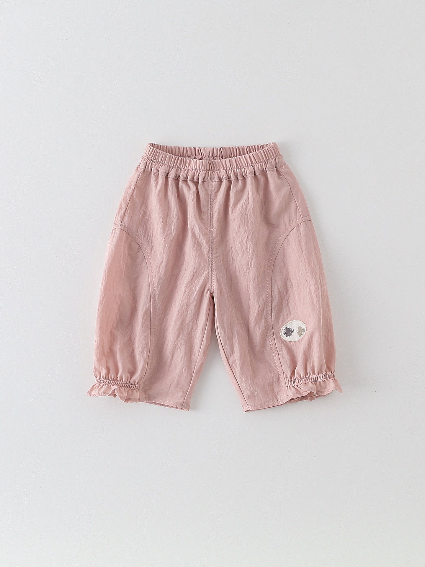 Casual Summer Korean Style Thin Infant Toddler Outerwear Capri Children's Pants
