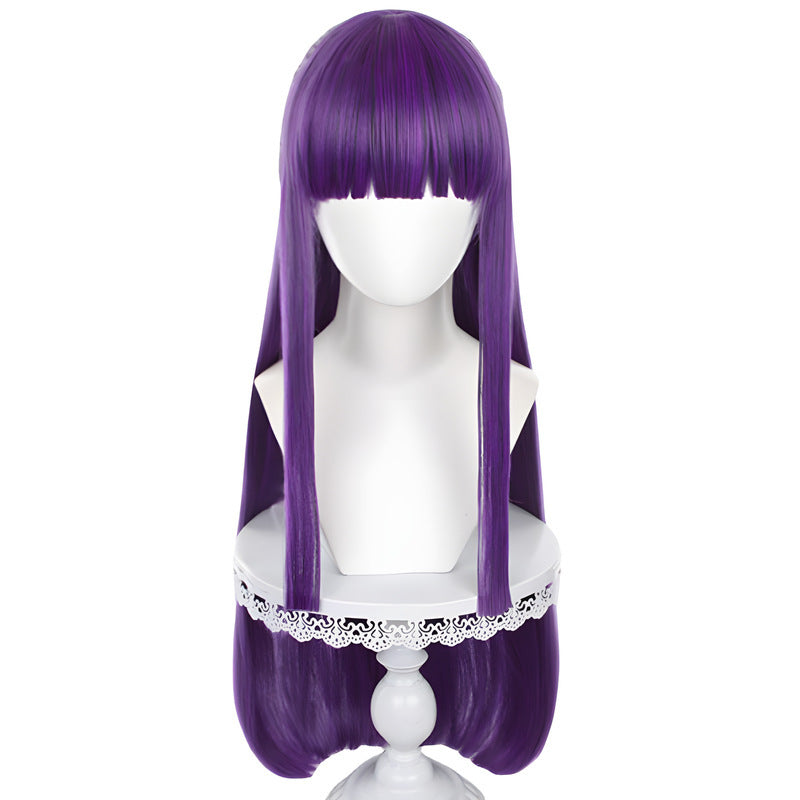Fu Lillian Buried Purple Long Straight Half Cos Wig