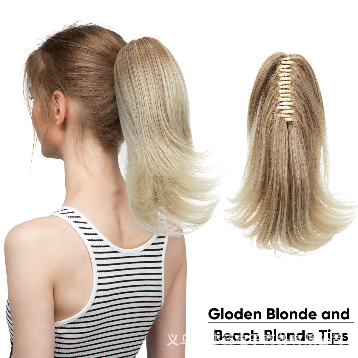 Lady Fiber Hair Band Matte Chemical Small Roll Grip Wig Ponytail