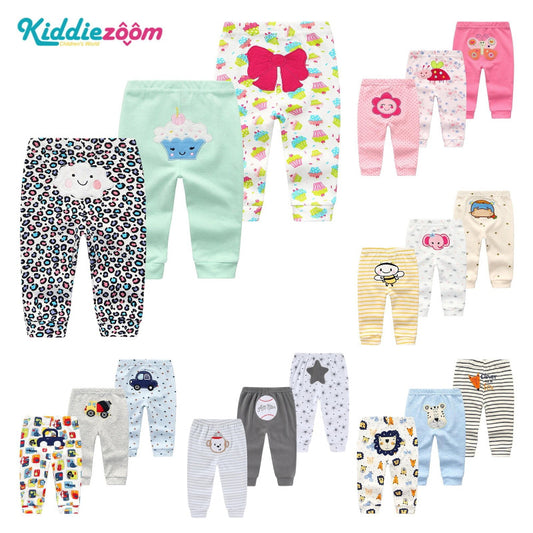 Women's & Men's Loose Cartoon Trousers Cotton Air Conditioning Children's Pants