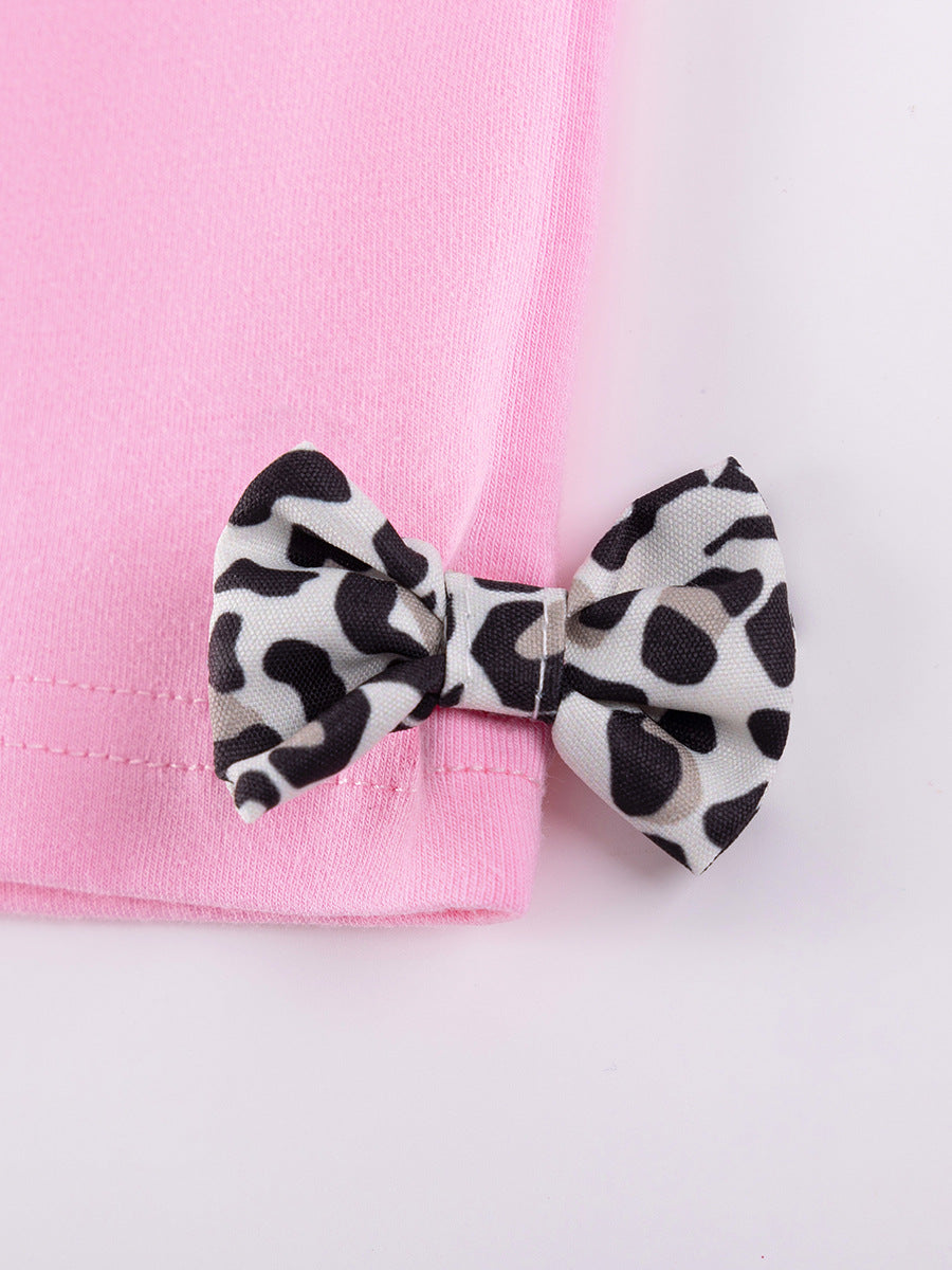 Glamorous Children's Summer Cute Short Sleeve Children's Suit