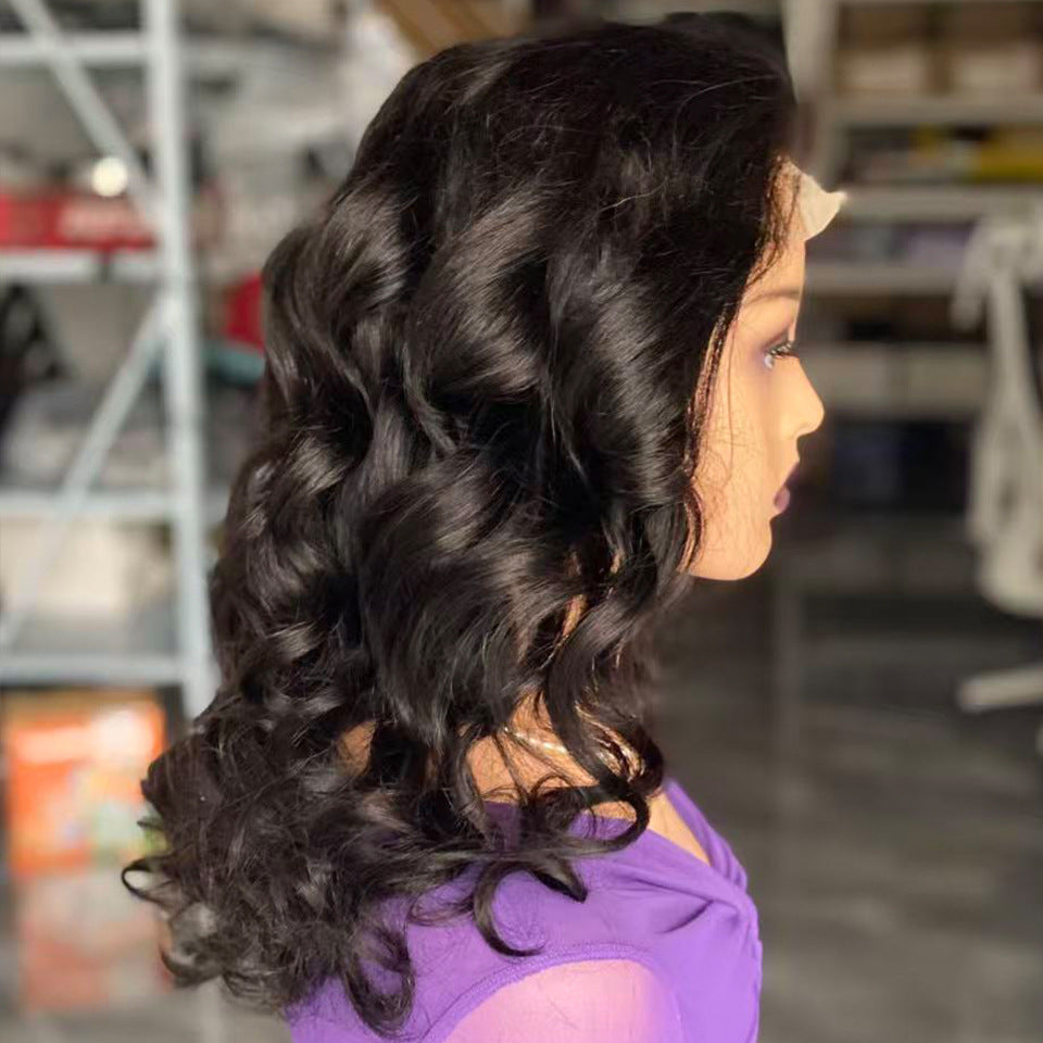 Stylish Comfortable Versatile Cool Lace Human Real Hair Wig