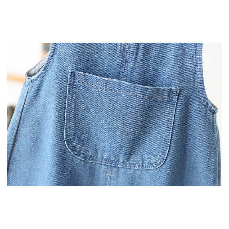 Children's Clothing Spring Suspender Korean Style Boys Cartoon Printed Cute Children's Pants