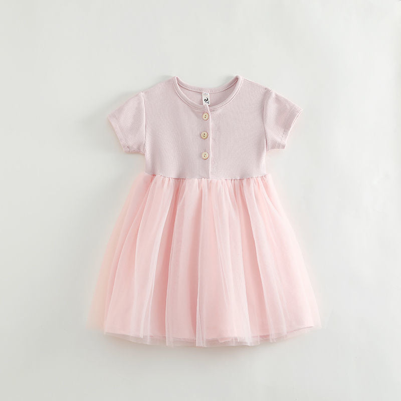Skirt Summer Clothing Mesh Princess Gauze Children's Dress