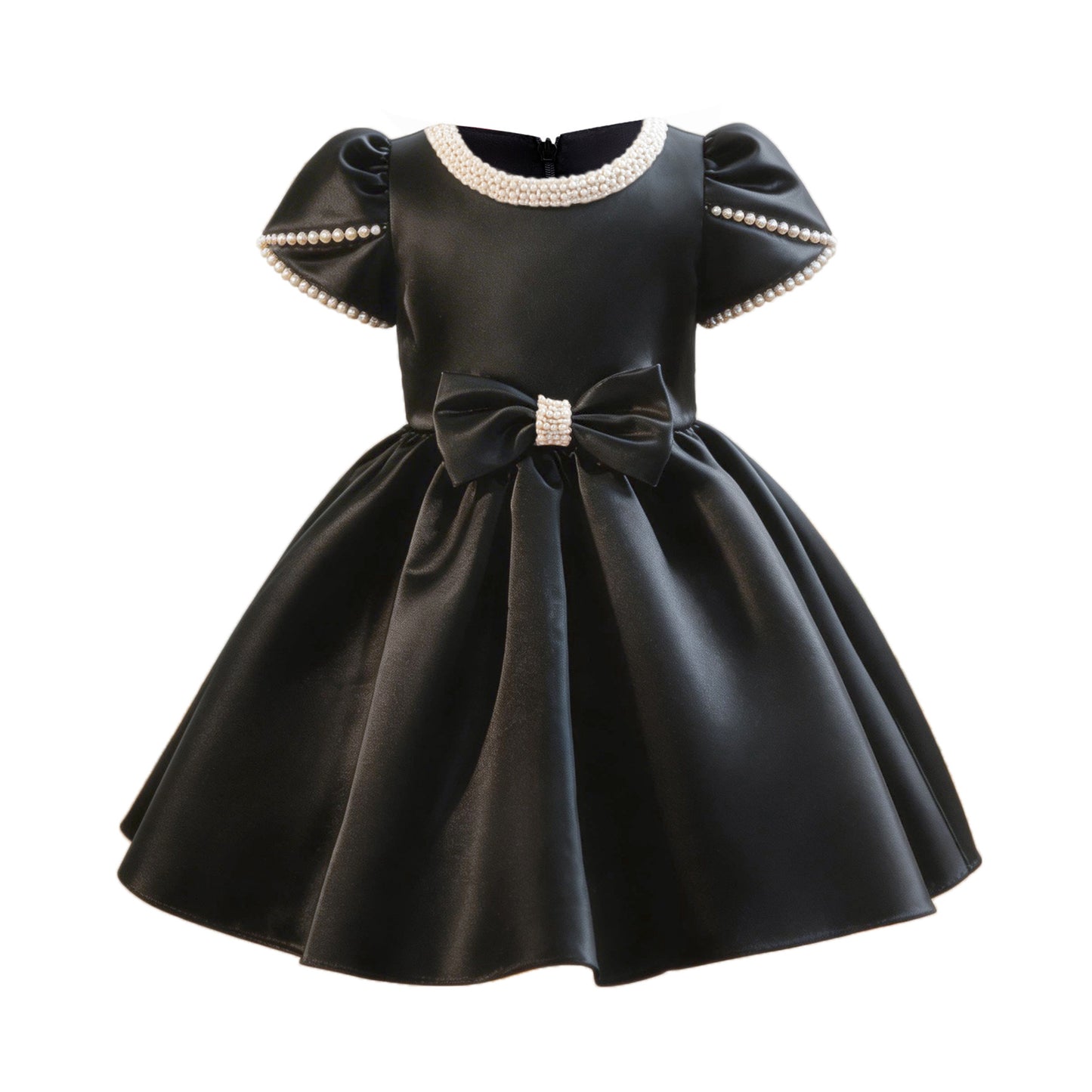 Children's Princess Western Style Little Flower Champagne Birthday Party Children's Dress
