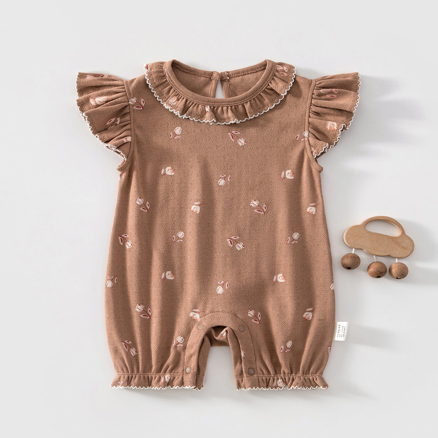 Clothes Summer Thin Cotton Class Sleeveless Vest Jumpsuit Flounced Sleeve Jumpsuit, Climbing Suit
