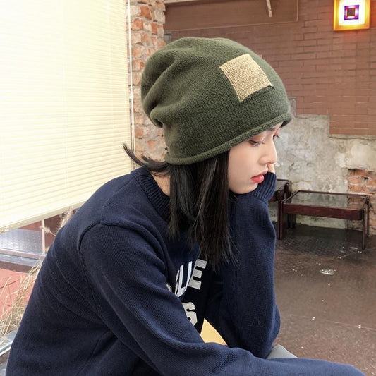 Women's Shoulder Fashion Retro Knitted Pile Heap Wig Short Straight Hair