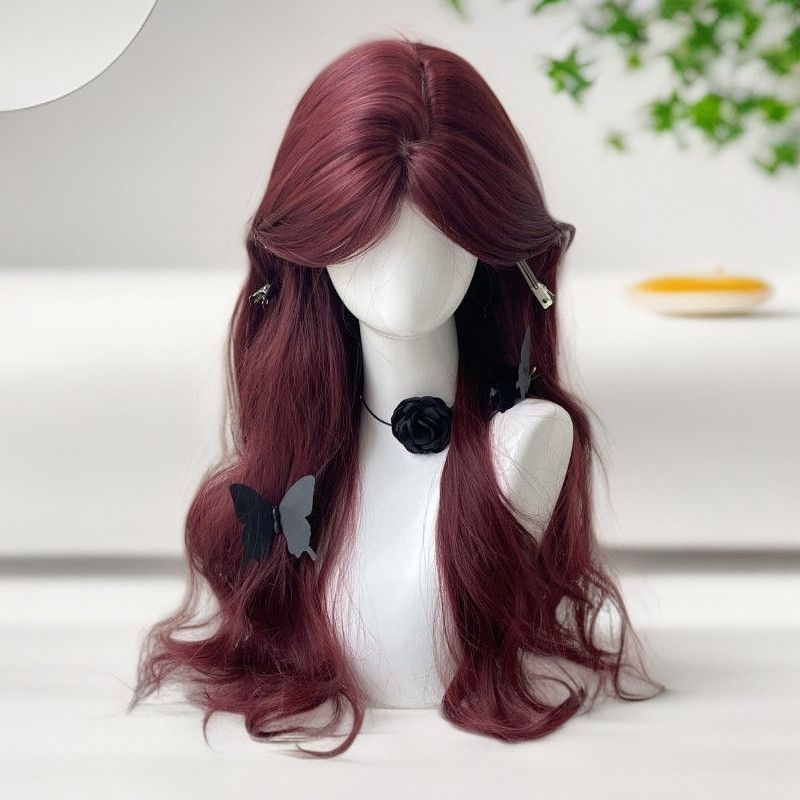 Big Wave Curly Hair Daily Natural Can Be Tied Wig Long Curls
