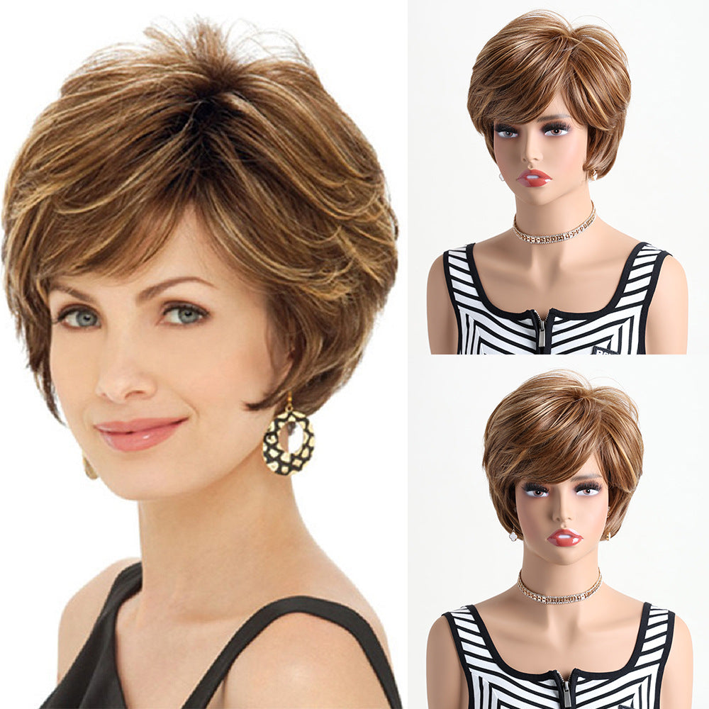Unique Attractive Comfortable Creative Innovative Women's Wig Short Curly Hair