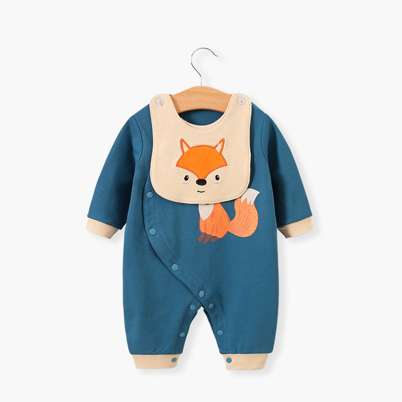 Long Sleeve Cartoon Class Born Rompers Autumn Jumpsuit, Climbing Suit