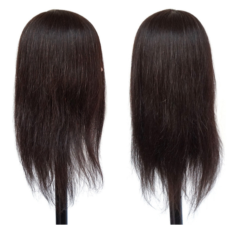 Women's Short Straight Natural Big Ear Hairdressing Shop Practice Other Wig
