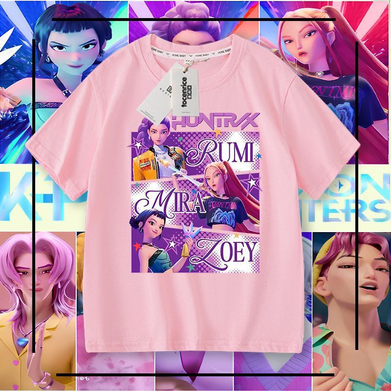 Children's For Western Style Top Older Loose Blouse Summer Children's T-shirt