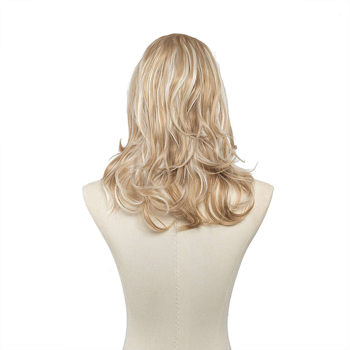 Female Long Curly Hair Big Wave Fluffy Natural U-shaped Wig