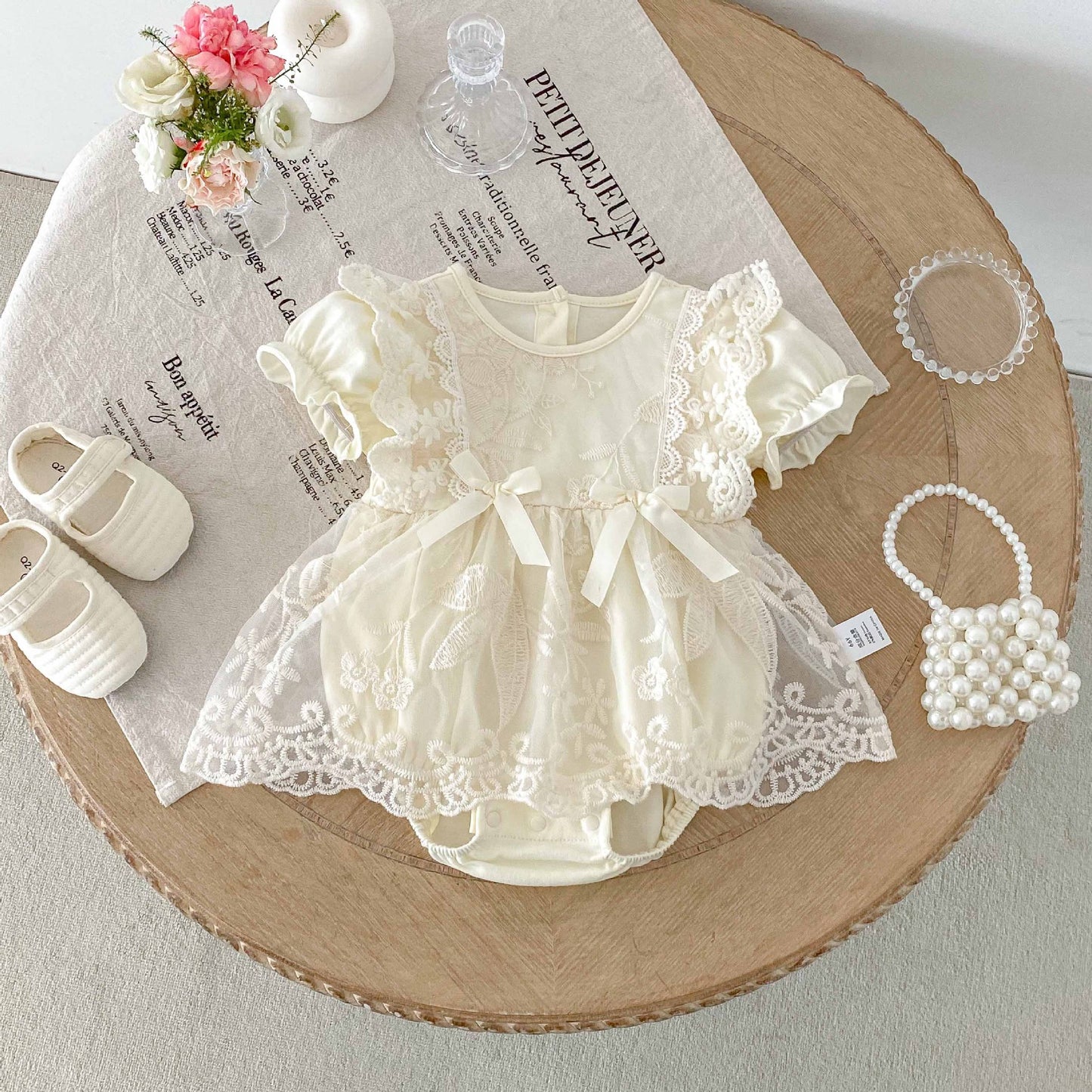 For Babies Summer Born Jumpsuit Full Moon Jumpsuit, Climbing Suit
